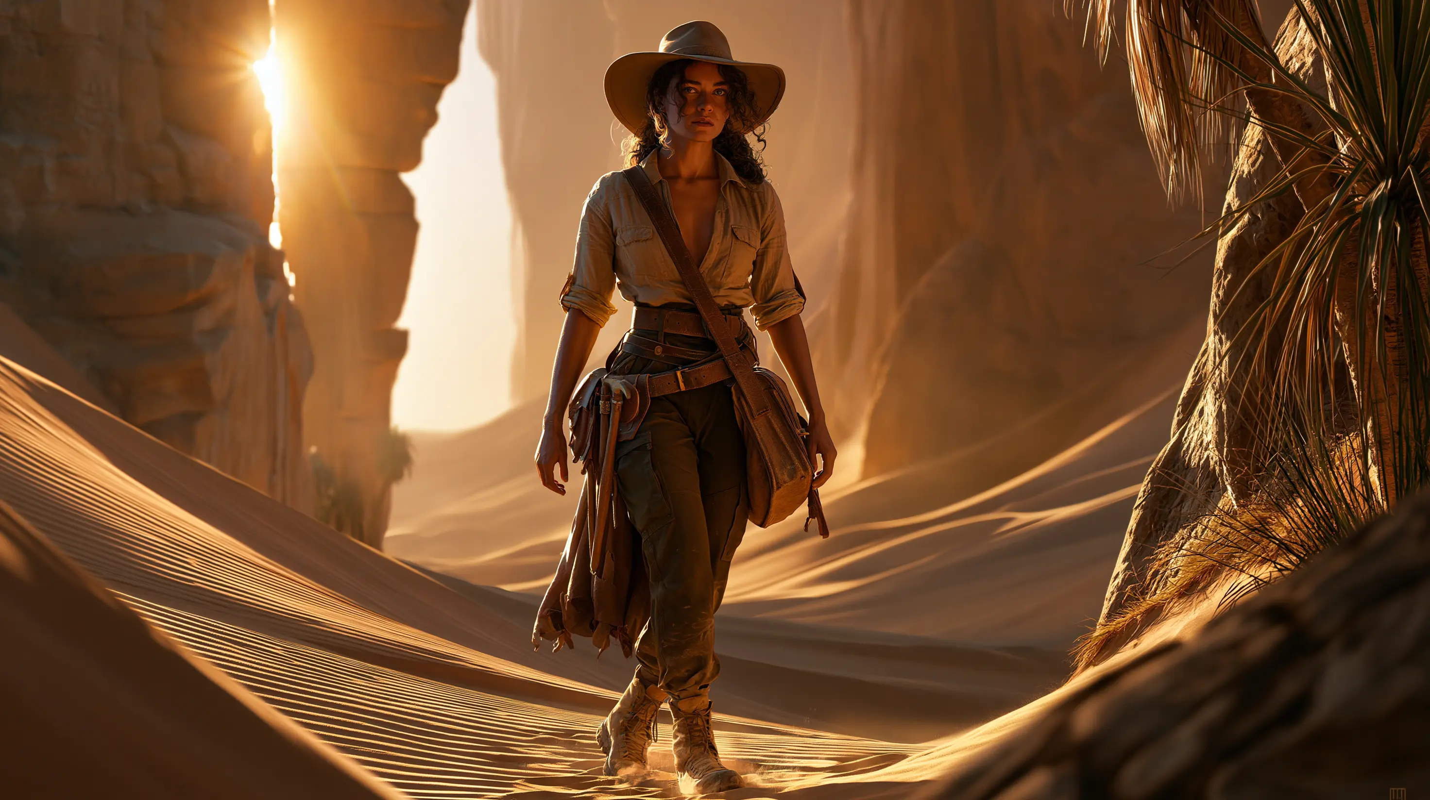 Storyboard prompt desert